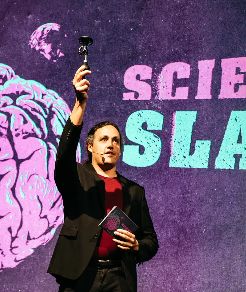 Science Slam slam on air webseite